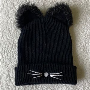 NWOT! Adult Black Cat Beanie! (OS)